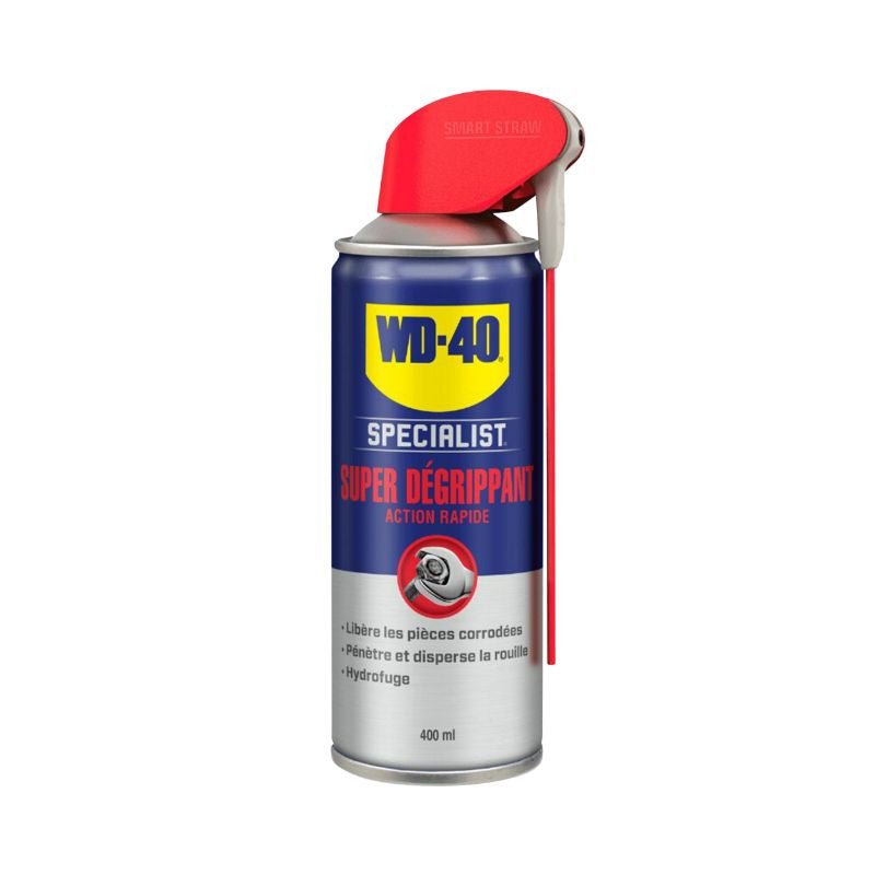 DEGRIPPANT WD - 40 SPECIALIST ACTION RAPIDE (SUPER DEGRIPPANT) (AEROSOL 400 ml) - LE PRATIQUE DU MOTARD