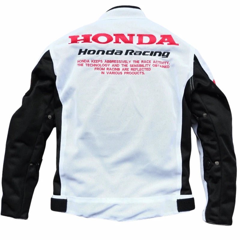 Blouson moto été | Honda Racing HRC (Blanche) - LE PRATIQUE DU MOTARD