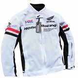 Blouson moto été | Honda Racing HRC (Blanche) - LE PRATIQUE DU MOTARD