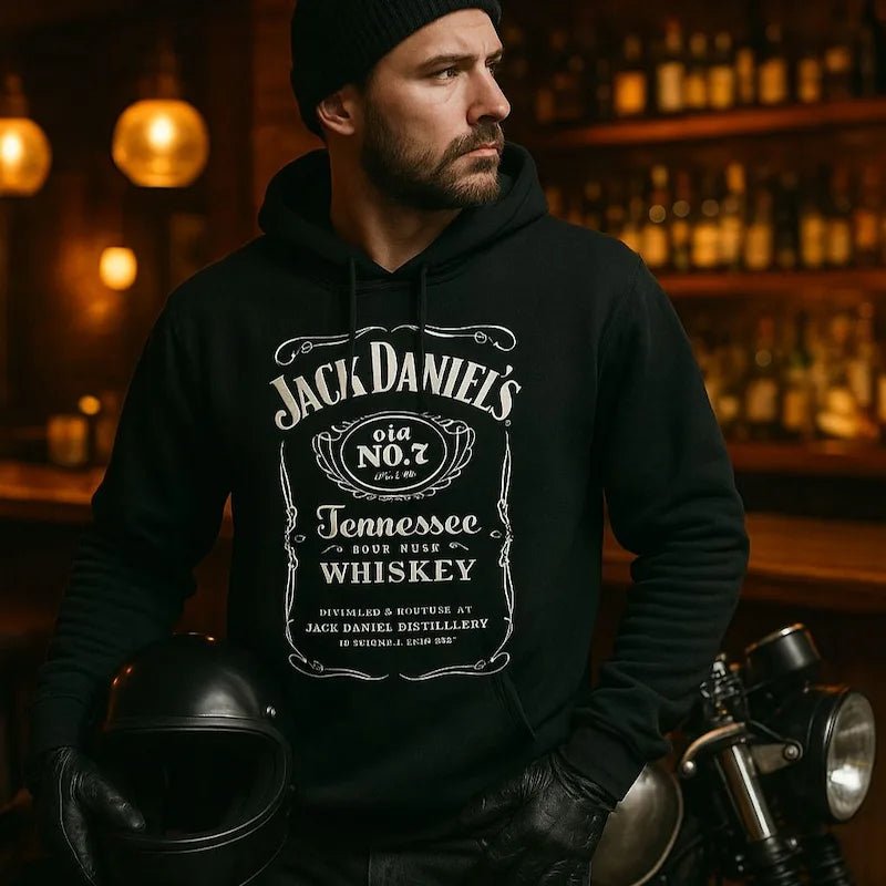 Sweat à Capuche Jack Daniel’s – Confort Légendaire - LE PRATIQUE DU MOTARD