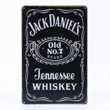 Plaque métallique décorative "Jack Daniel'S"