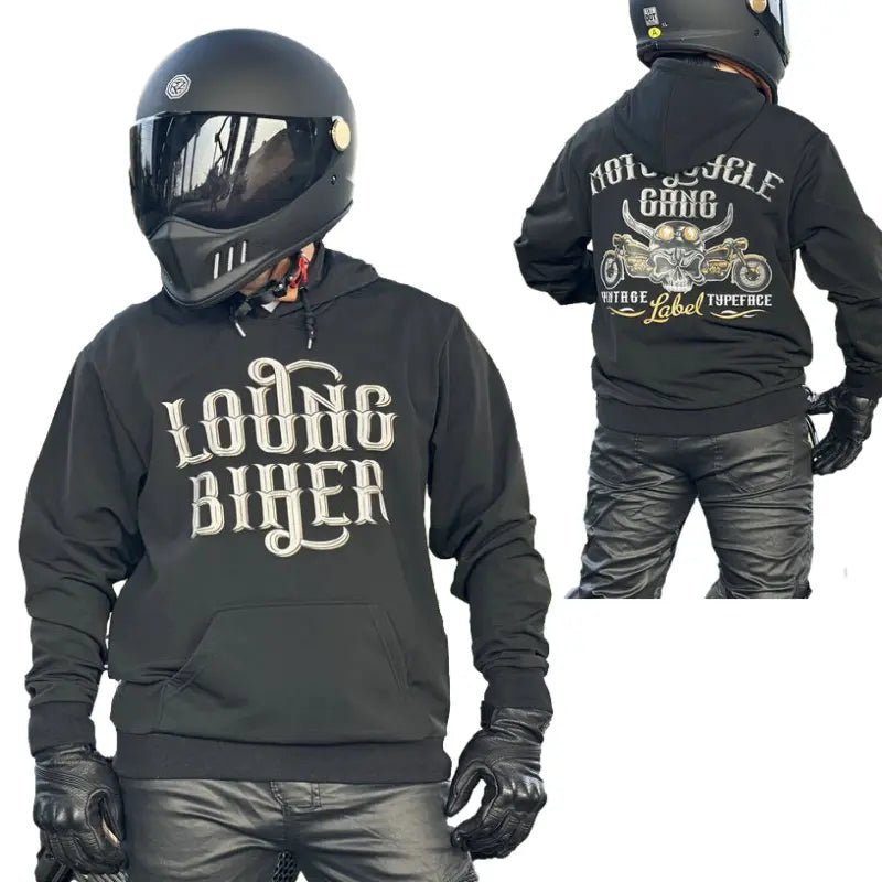 Sweat a capuche "Motorcycle Gang" - LE PRATIQUE DU MOTARD