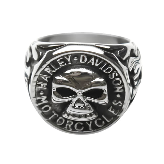 Biker ring 1% 1st (Silver)
