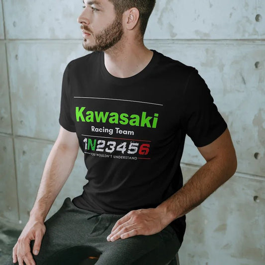 T-shirt motard KAWASAKI Racing Team - LE PRATIQUE DU MOTARD