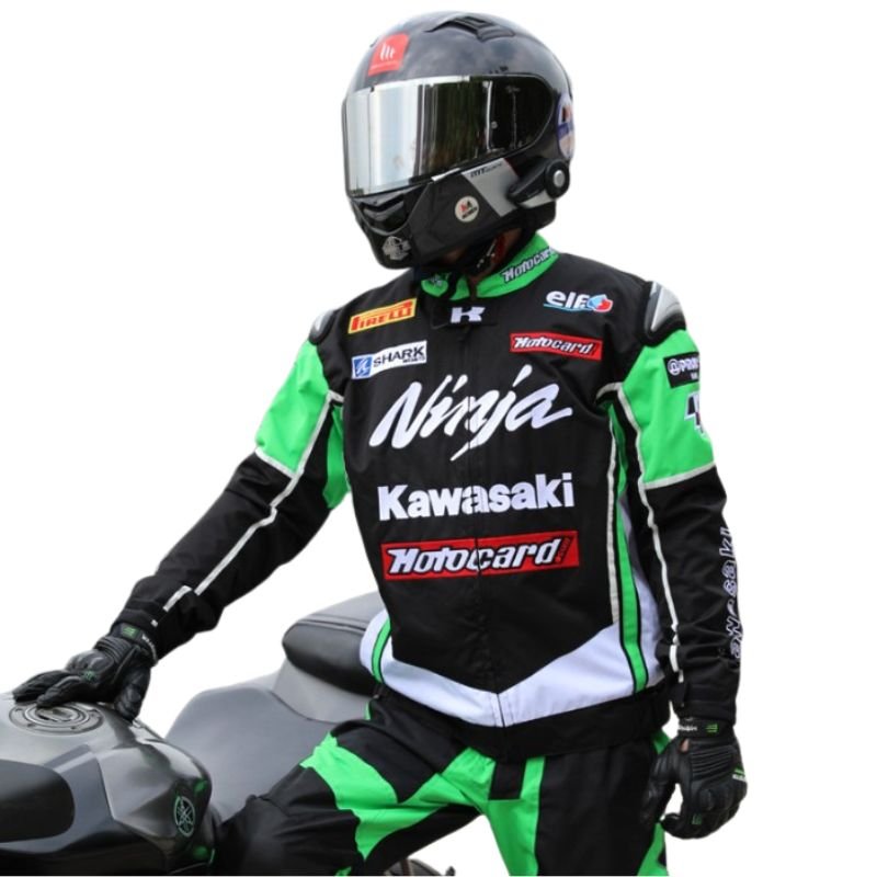 Blouson moto Mi - saison | Kawasaki Ninja - LE PRATIQUE DU MOTARD