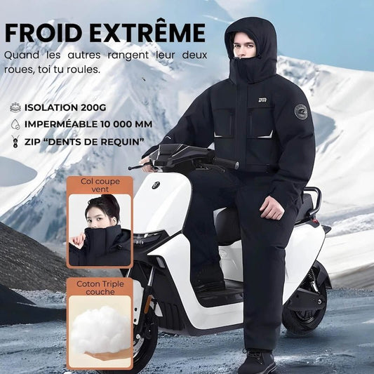 Combinaison moto hiver étanche & thermique 2 - en - 1 | Vanguard™ - LE PRATIQUE DU MOTARD