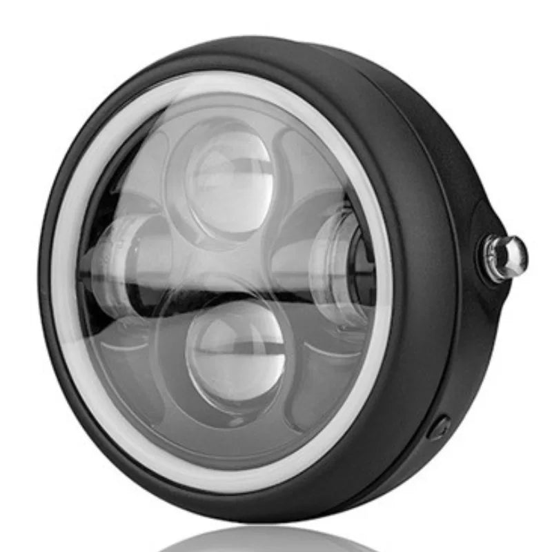 Phare moto LED rond - 5.75pouces - LE PRATIQUE DU MOTARD