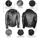 Blouson moto Cuir Vintage Homme : HERITAGE 58™ - LE PRATIQUE DU MOTARD