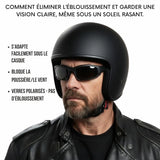 Lunettes moto polarisées TR90 : sécurité & confort sans compromis - LE PRATIQUE DU MOTARD