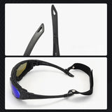 Lunette moto bleu - Full pack C9 - LE PRATIQUE DU MOTARD