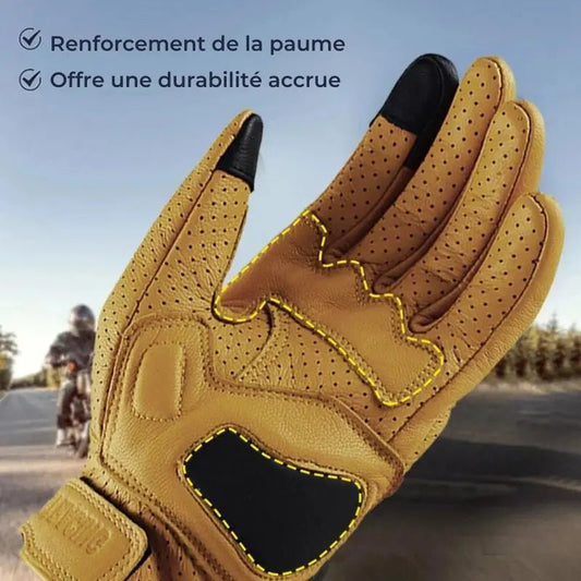Gants moto cuir vintage - LE PRATIQUE DU MOTARD