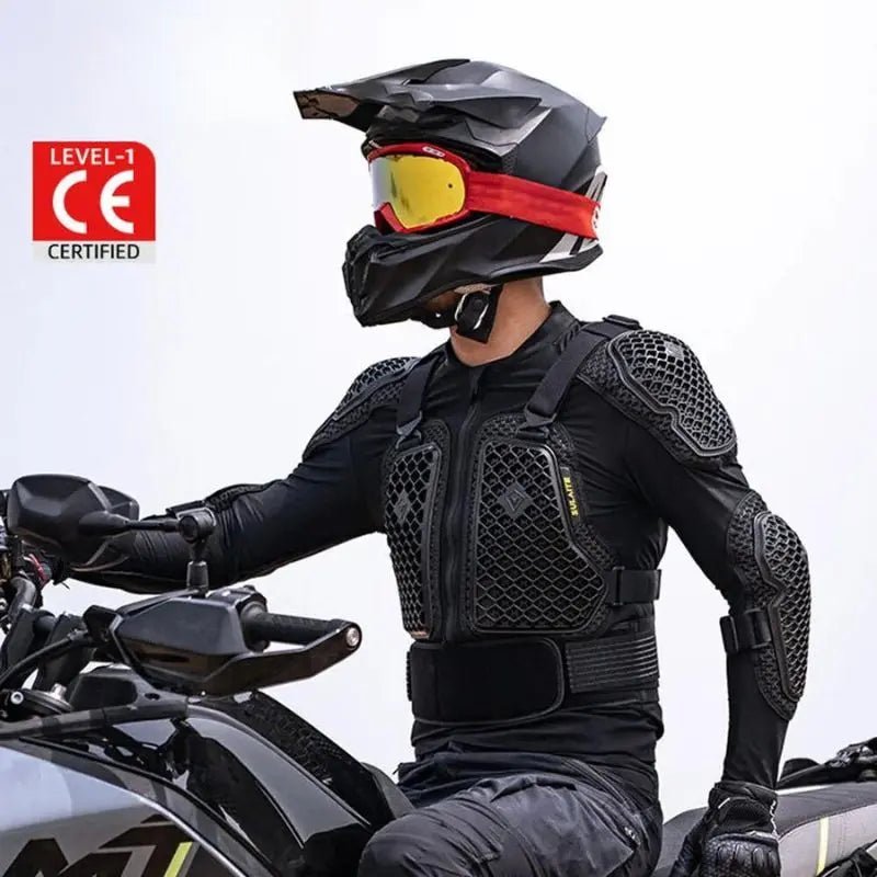 Gilet protection moto été Homologué - Safety Race™ - LE PRATIQUE DU MOTARD