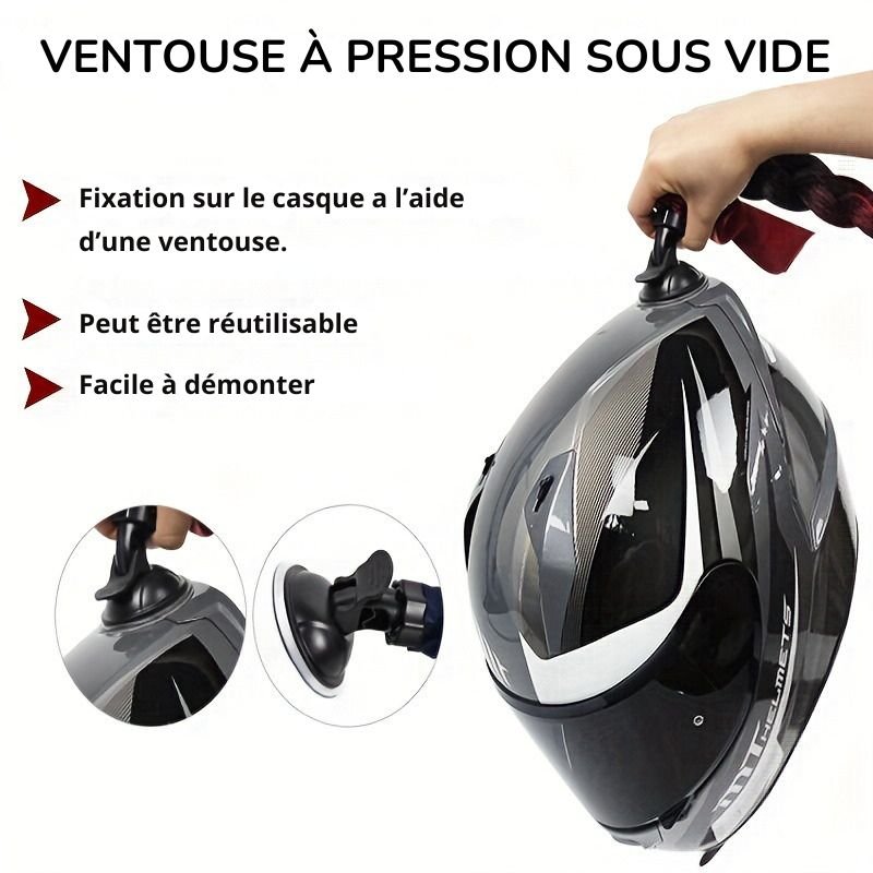 Tresse casque moto femme - LE PRATIQUE DU MOTARD