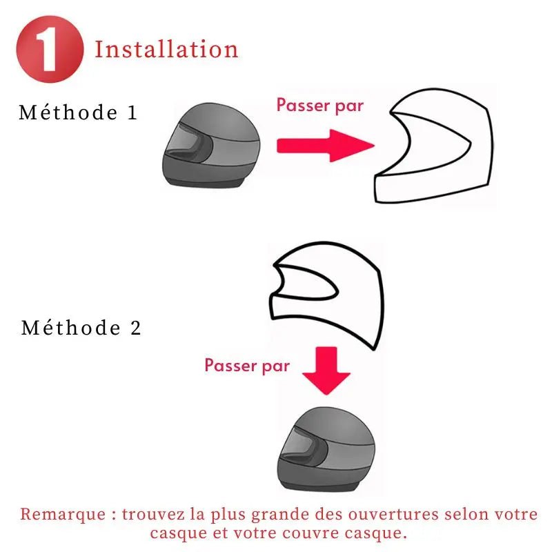 Couvre casque moto - Dragon - LE PRATIQUE DU MOTARD