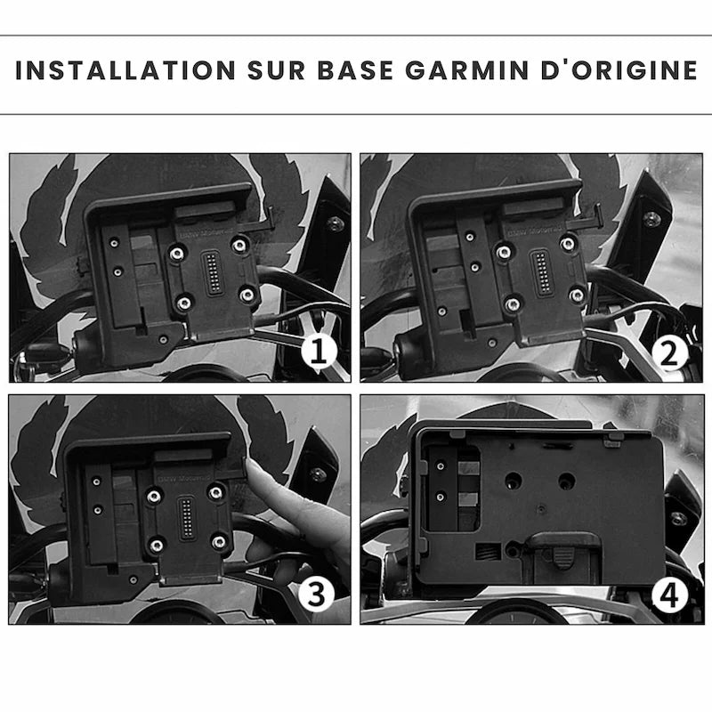 Support Téléphone Moto avec Chargeur Sans Fil et USB - BMW R1200GS/ADV et Plus - LE PRATIQUE DU MOTARD