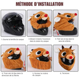 Couvre Casque Moto - Peluche Multicolor - LE PRATIQUE DU MOTARD