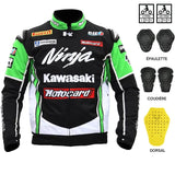 Blouson moto Mi - saison | Kawasaki Ninja - LE PRATIQUE DU MOTARD