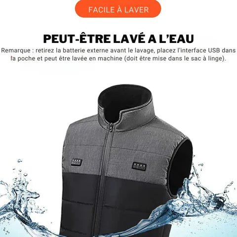 Gilet chauffant moto - PerformanceMax™ 21 Zones - LE PRATIQUE DU MOTARD