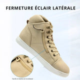 Basket Moto Vintage en Toile avec Semelle Blindée | AUGI HERITAGE™ - LE PRATIQUE DU MOTARD