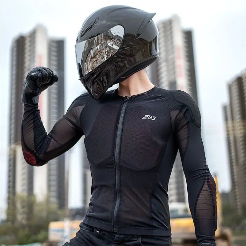 Gilet protection moto sous veste - BreezeShield™ - LE PRATIQUE DU MOTARD