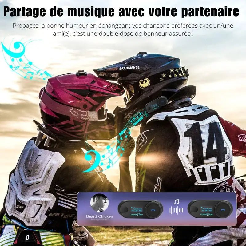 Intercom moto musique - LE PRATIQUE DU MOTARD