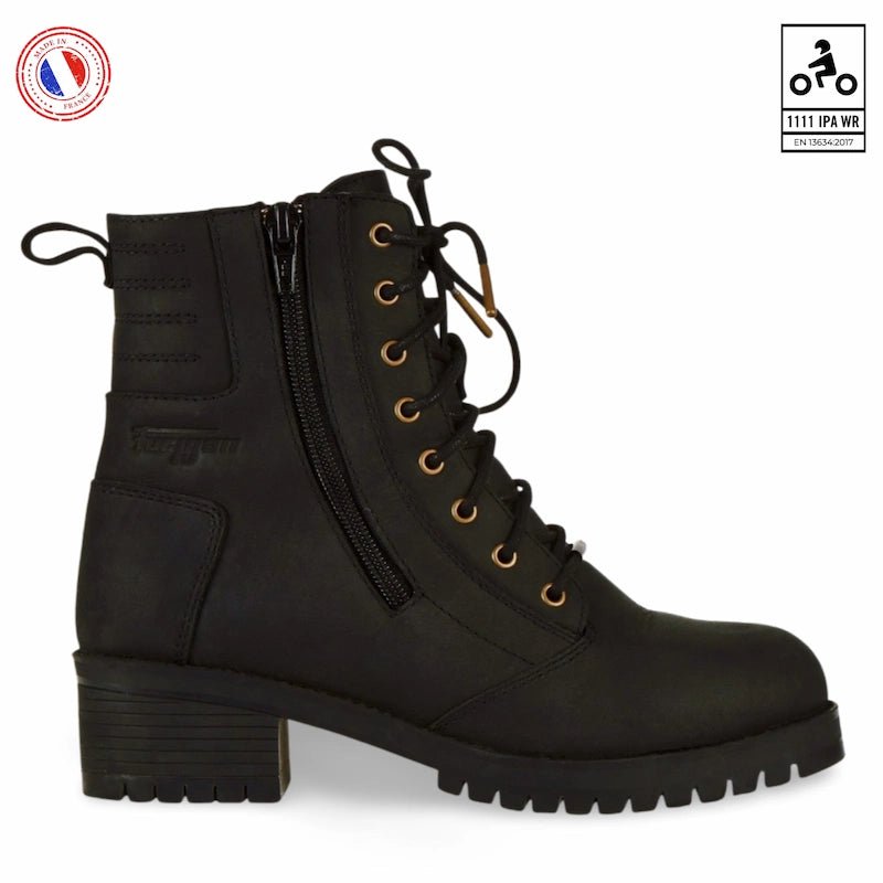 Chaussure moto femme pour gagner des cm | Janis Lady™ Furygan - LE PRATIQUE DU MOTARD