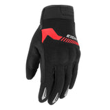 Summer motorcycle gloves Black/Red - CE approved