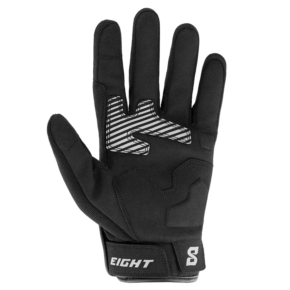 Summer motorcycle gloves Black/Red - CE approved