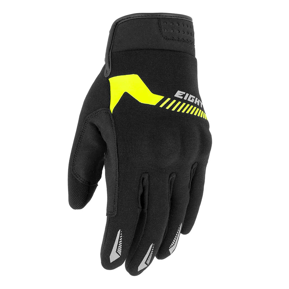 Summer motorcycle gloves Black/Red - CE approved