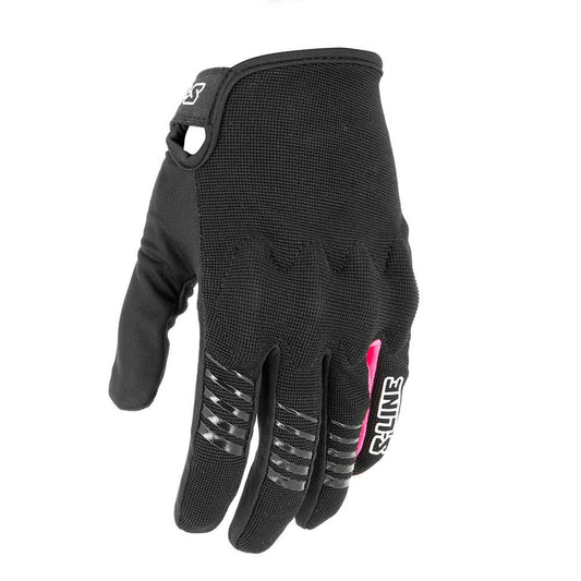 Gants Moto Femme Rose S-Line BURN — CE KP1, bicolore noir rose