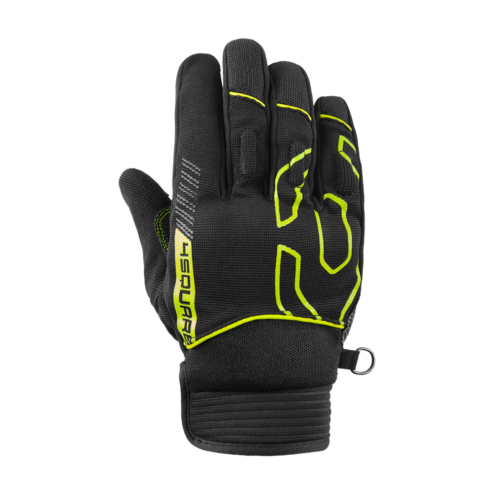 Gants Moto Jaune Fluo Homme — Été Mesh, Haute Visibilité