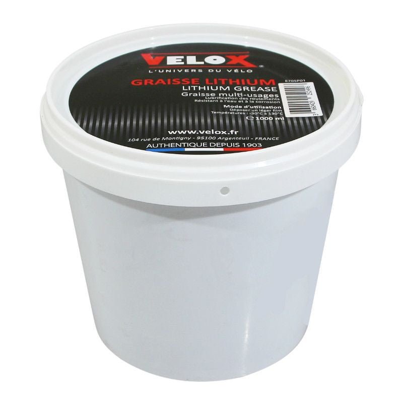 GRAISSE VELO LITHIUM VELOX GREA'X (POT 1kg) - LE PRATIQUE DU MOTARD