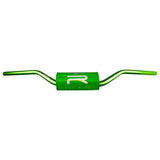 Guidon 50 a boite krm pro ride oversize diam 28,6mm alu full vert avec mousse verte logo holographique - LE PRATIQUE DU MOTARD