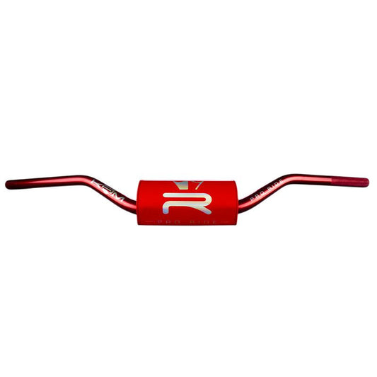 Guidon aluminium oversize 28,6 mm rouge – KRM Pro Ride avec mousse 