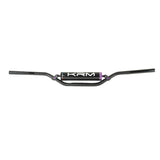 Guidon 50 a boite krm pro ride diam 22,2mm alu noir/violet avec mousse - LE PRATIQUE DU MOTARD