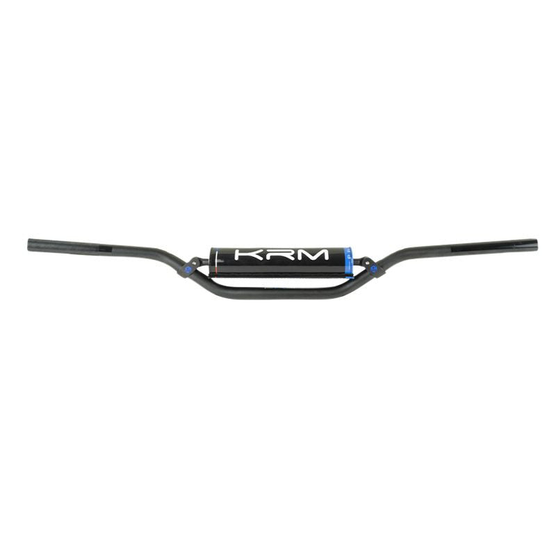 Guidon 50 a boite krm pro ride diam 22,2mm alu noir/bleu avec mousse - LE PRATIQUE DU MOTARD