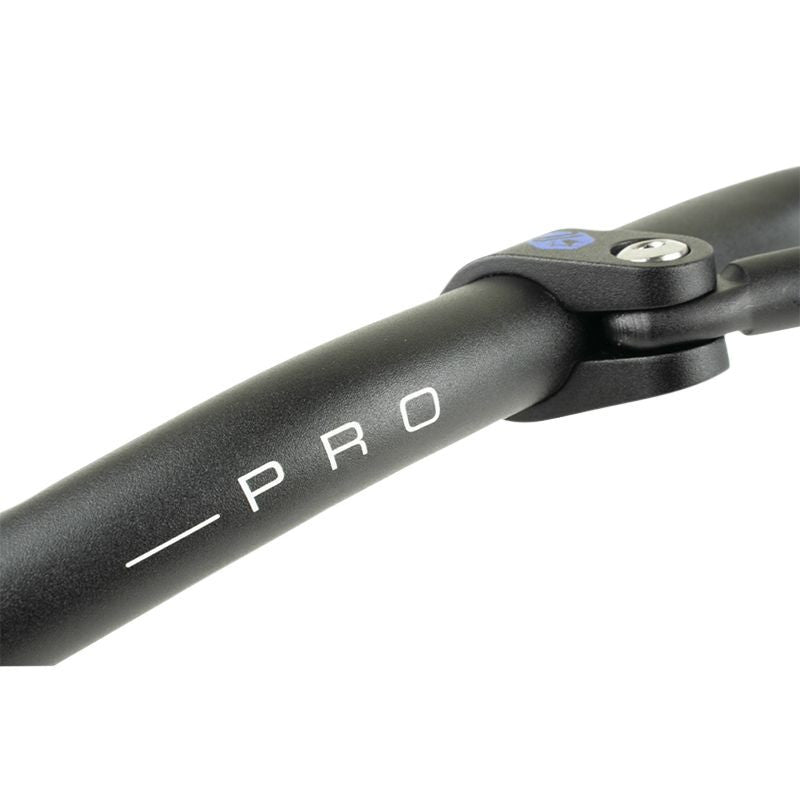 Guidon Moto Noir/Bleu Alu KRM Pro Ride 22,2mm - LE PRATIQUE DU MOTARD