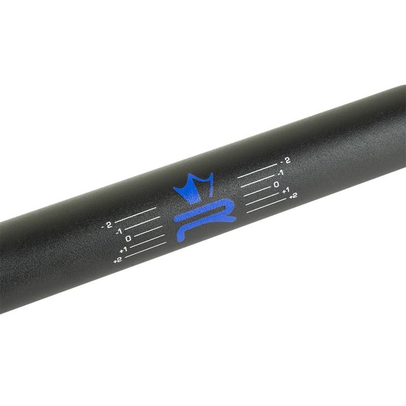 Guidon Moto Noir/Bleu Alu KRM Pro Ride 22,2mm - LE PRATIQUE DU MOTARD