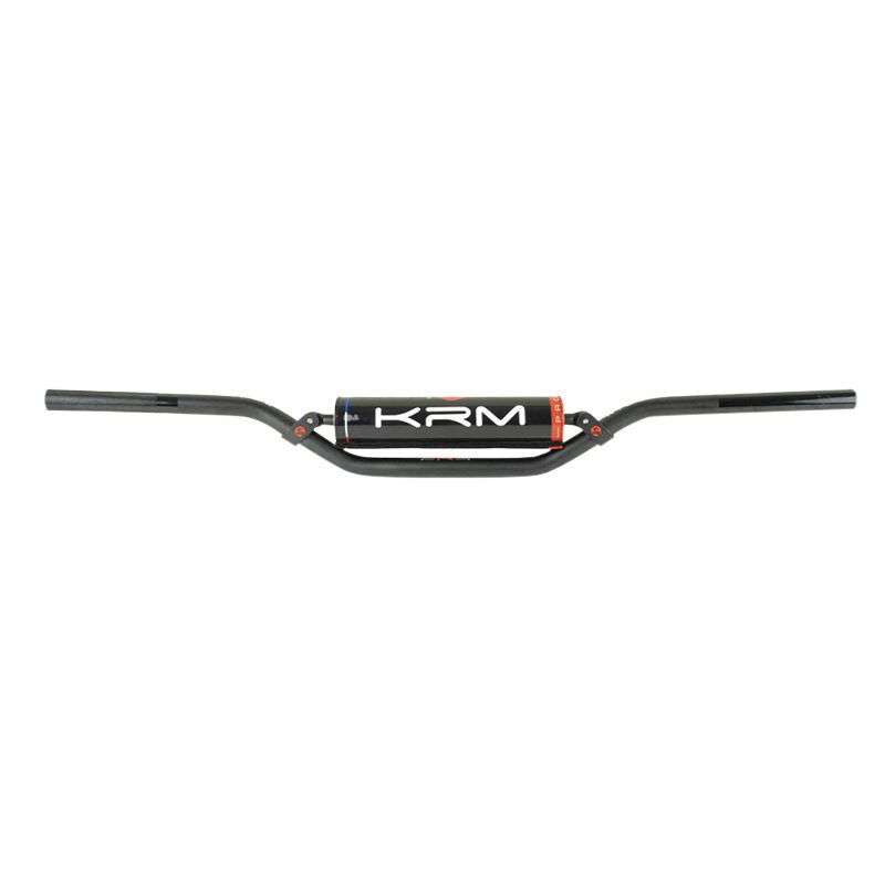 Guidon 50 a boite krm pro ride diam 22,2mm alu noir/rouge avec mousse - LE PRATIQUE DU MOTARD