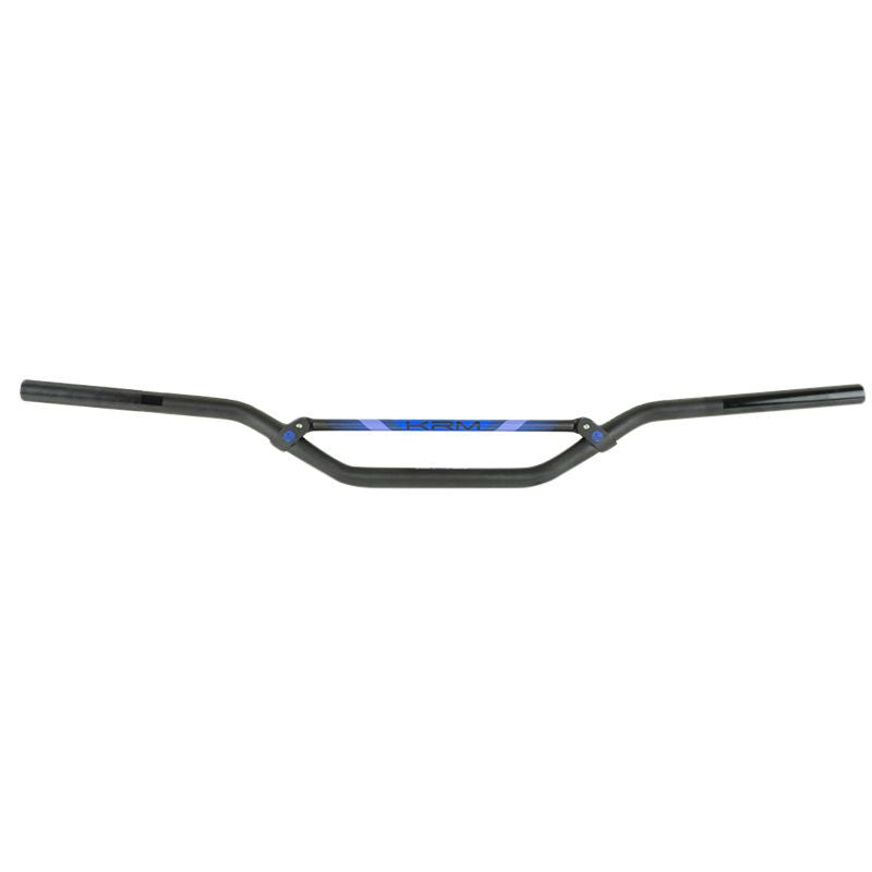 Guidon 50 a boite krm pro ride diam 22,2mm alu noir/bleu - LE PRATIQUE DU MOTARD