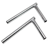 Guidon cyclo equerre pour 103 mvl acier chrome diam 22 mm  -selection p2r-