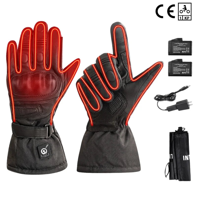 Gants Chauffants Moto Hiver | RacerPro™