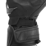 Summer leather motorcycle gloves - Approved
