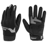 Summer motorcycle gloves Black/Red - CE approved