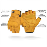 Mitaines Moto Cuir "Liberty Air" – Peau de Mouton & Coques Invisibles - LE PRATIQUE DU MOTARD