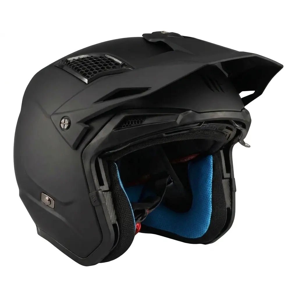 CASQUE TRIAL MT STREETFIGHTER PURE A1 MATT - LE PRATIQUE DU MOTARD