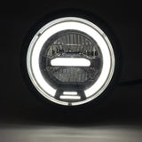 Phare rond moto LED universel 6.5 pouces, - LE PRATIQUE DU MOTARD