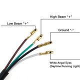 Phare rond moto LED universel 6.5 pouces, - LE PRATIQUE DU MOTARD