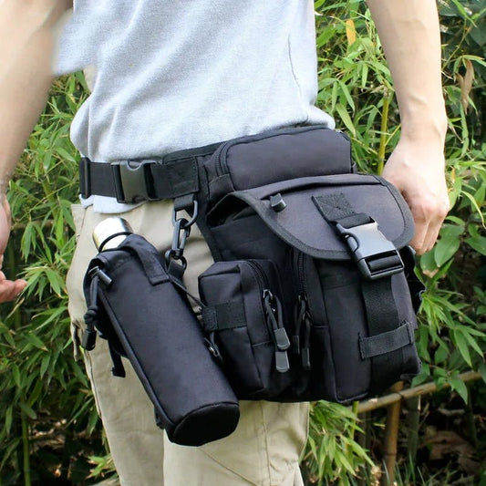 Sacoche de jambe militaire Tactique - LE PRATIQUE DU MOTARD
