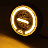 Phare rond moto LED universel 6.5 pouces, - LE PRATIQUE DU MOTARD